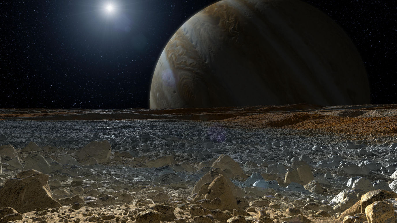 Jupiter's view from Europa